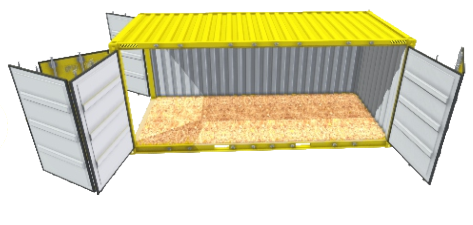 Open Side Container